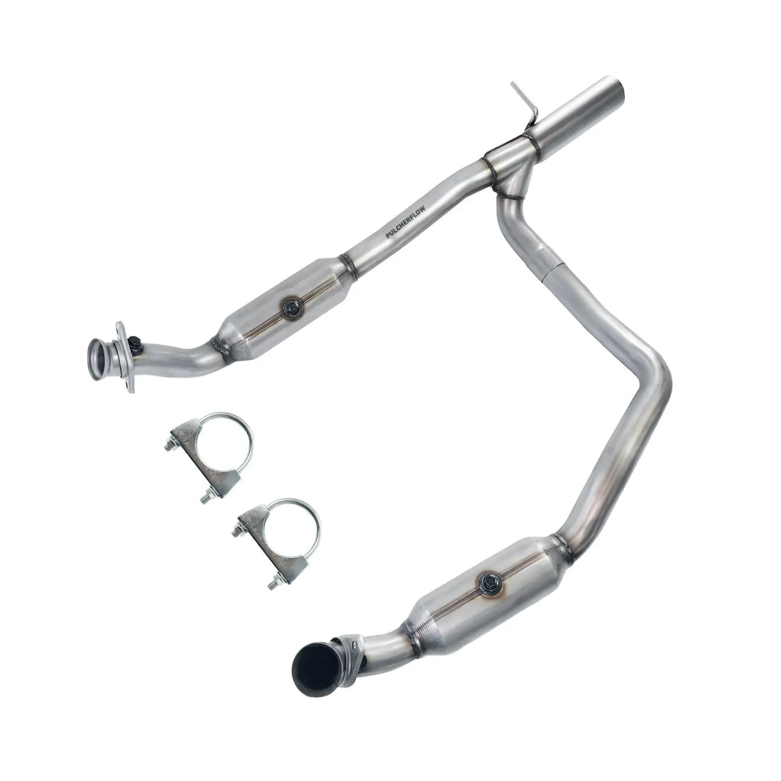 PULCHERFLOW Catalytic Converter Compatible with 2009-2014 Ford E-150/E-250/E-350 Super Duty 645160 (EPA Compliant) Pulcherflow