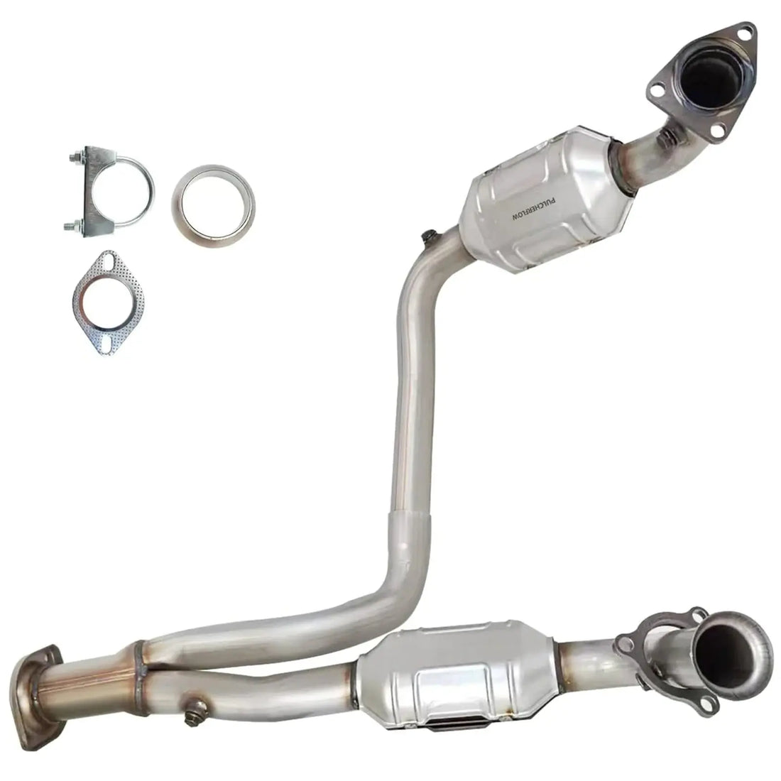 PULCHERFLOW Catalytic Converter Compatible with 1999-2007 Chevrolet Silverado/GMC Sierra 2002-2005 Cadillac Escalade 19353 (EPA Compliant) Pulcherflow