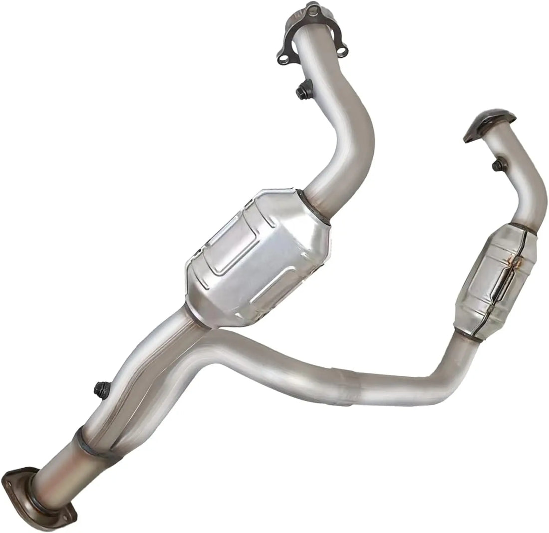 PULCHERFLOW Catalytic Converter Compatible with 1999-2007 Chevrolet Silverado/GMC Sierra 2002-2005 Cadillac Escalade 19353 (EPA Compliant) Pulcherflow