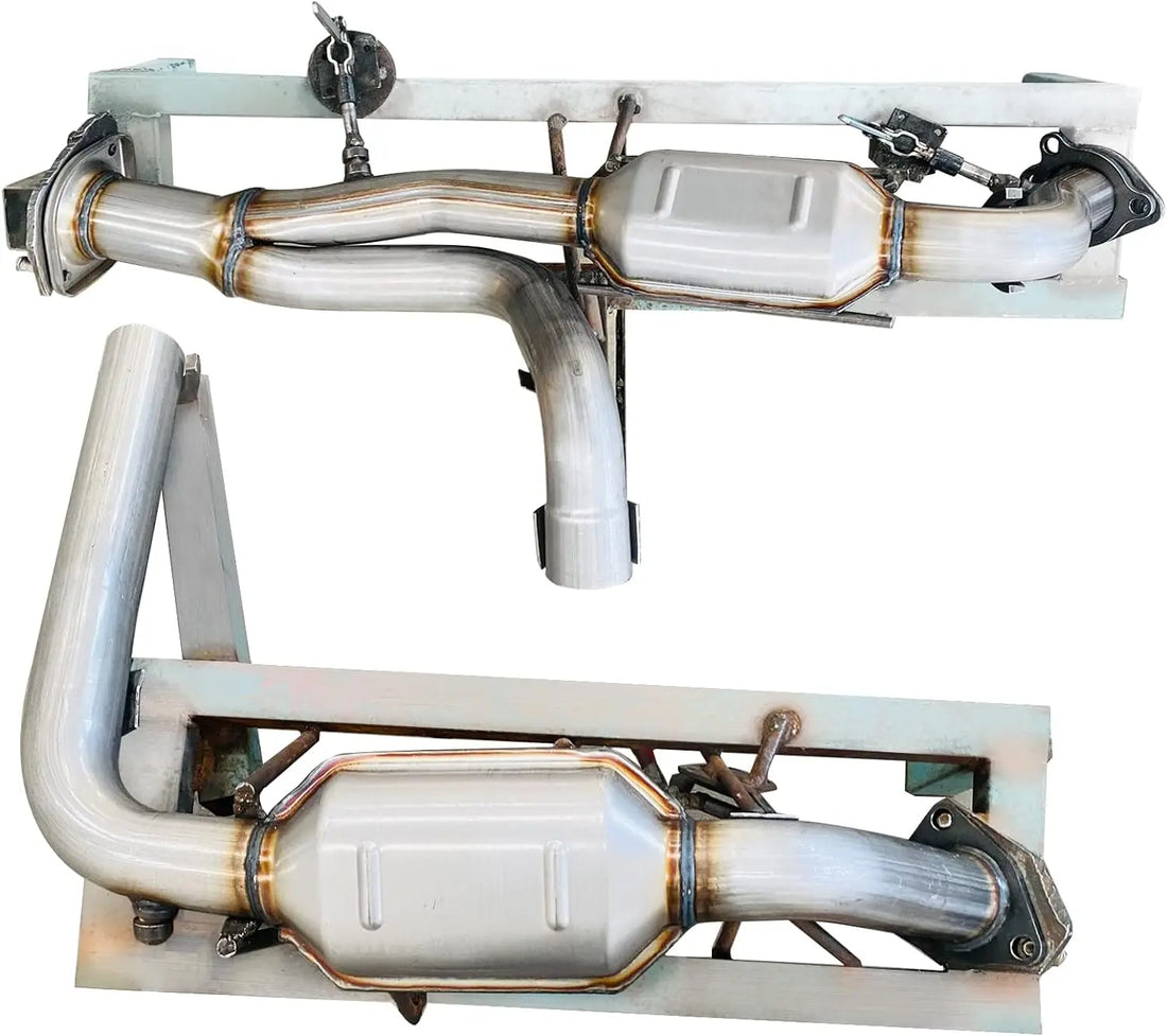 PULCHERFLOW Catalytic Converter Compatible with 1999-2007 Chevrolet Silverado/GMC Sierra 2002-2005 Cadillac Escalade 19353 (EPA Compliant) Pulcherflow