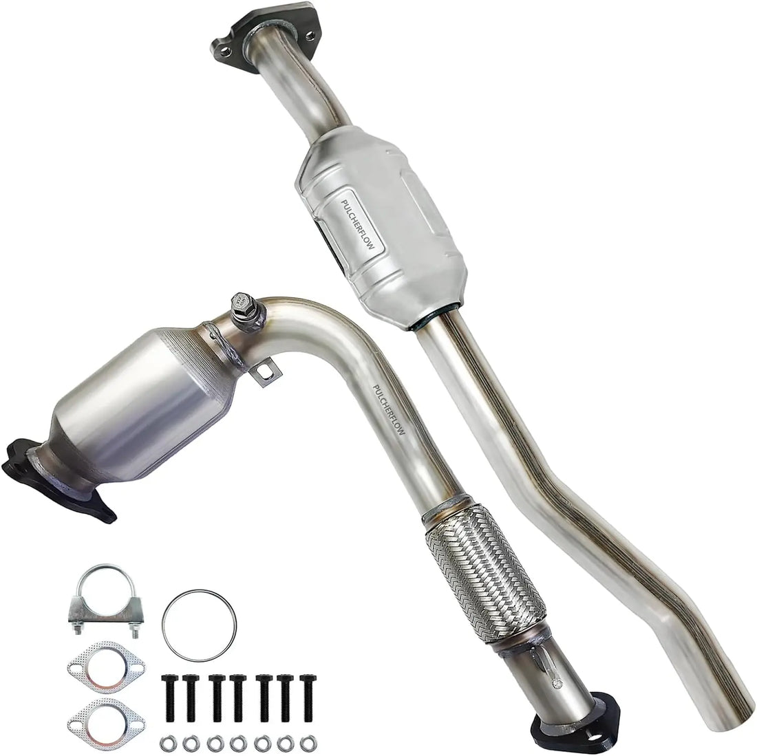 PULCHERFLOW Catalytic Converter Compatible with 2010-2014 Chevrolet Equinox/GMC Terrain 19501 19463 (EPA Compliant) Pulcherflow