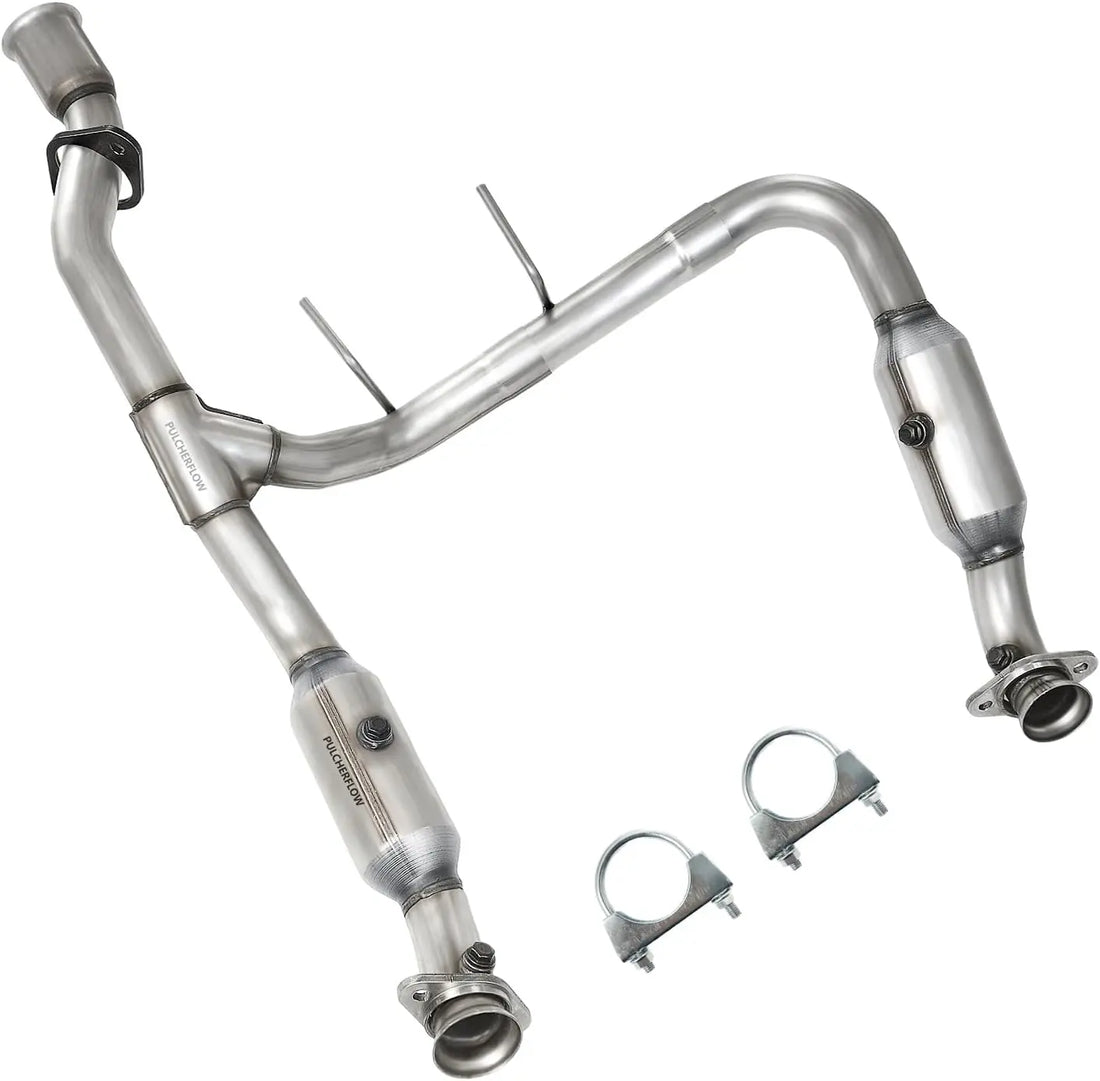 PULCHERFLOW Catalytic Converter Compatible with 2007-2014 Ford Expedition/Lincoln 2009-2010 Ford F-150 Navigator 645281 (EPA Compliant) Pulcherflow