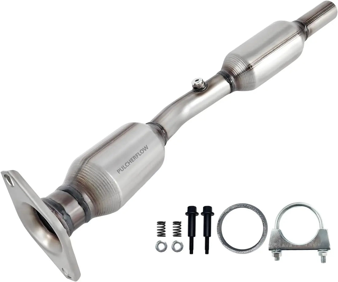 PULCHERFLOW Catalytic Converter Compatible with 2003-2008 Toyota Corolla/Matrix 2003-2008 Pontiac Vibe 53717 (EPA Compliant) Pulcherflow