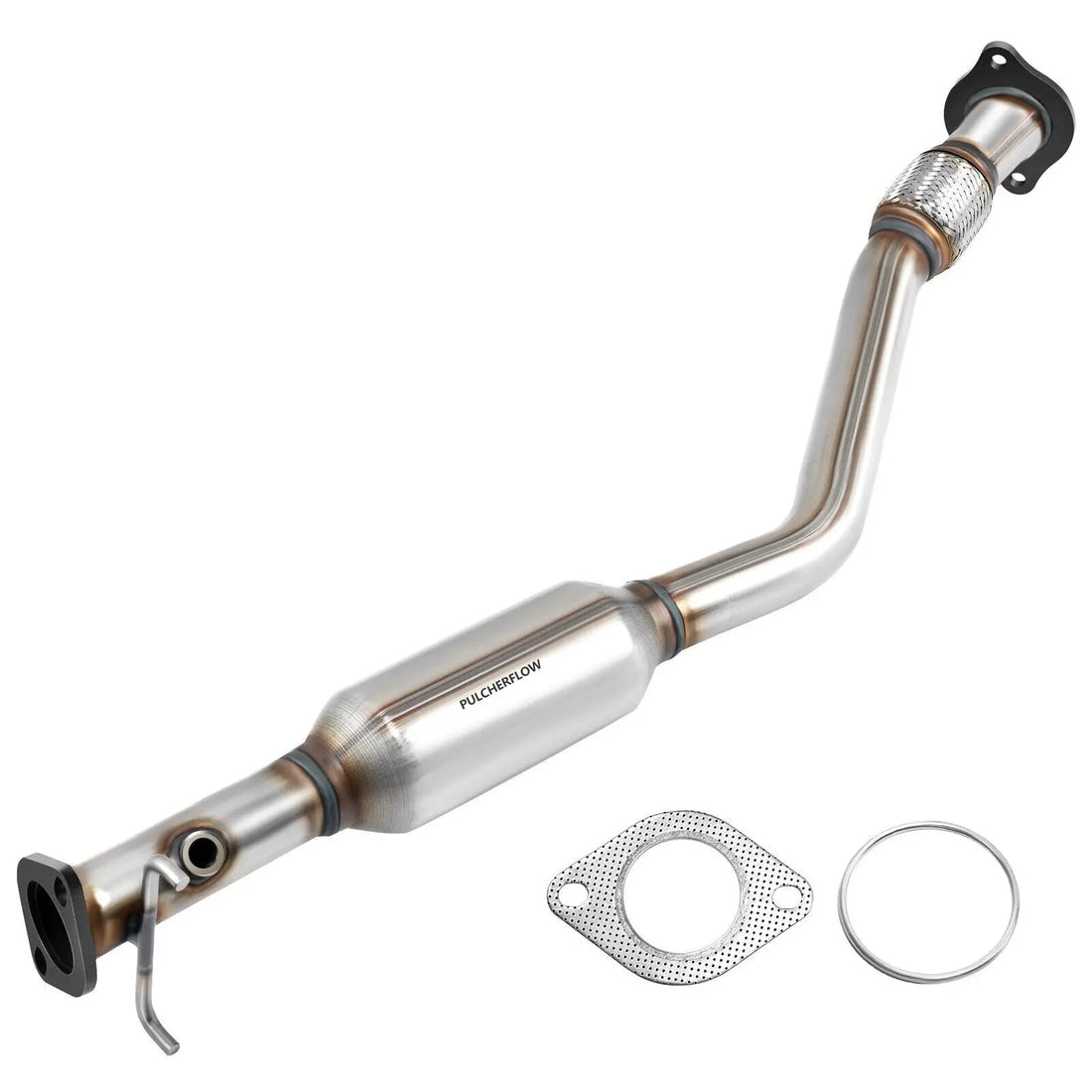 PULCHERFLOW Catalytic Converter Compatible with 2000-2005 Chevy Impala/Monte 1997-2004 Buick Regal 54627 (EPA Compliant) Pulcherflow