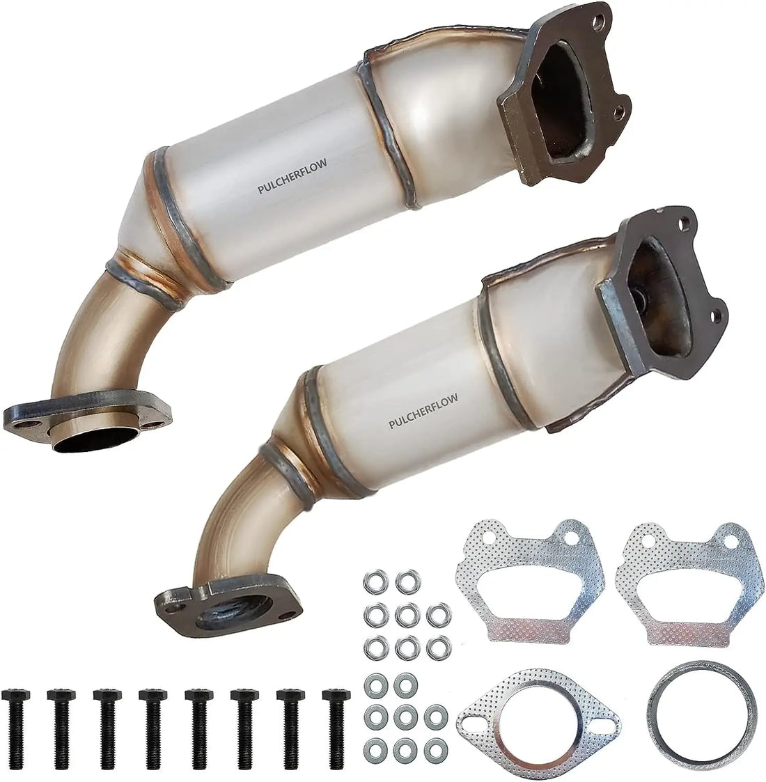 PULCHERFLOW Catalytic Converter Compatible With 2011-2016 Dodge Grand Caravan 2011-2014 Volkswagen Routan 16779 16780 (EPA Compliant) Pulcherflow