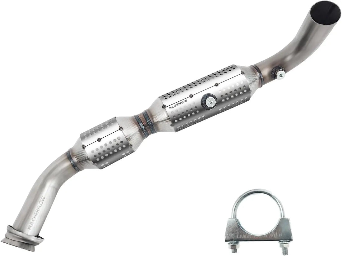 PULCHERFLOW Catalytic Converter Compatible with 1997-2004 Ford F-150 645256 (EPA Compliant) Pulcherflow