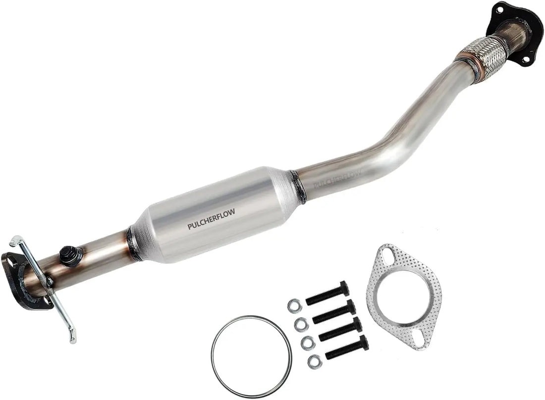 PULCHERFLOW Catalytic Converter Compatible with 2000-2005 Chevrolet Impala 1997-2005 Buick Century 54757 (EPA Compliant) Pulcherflow