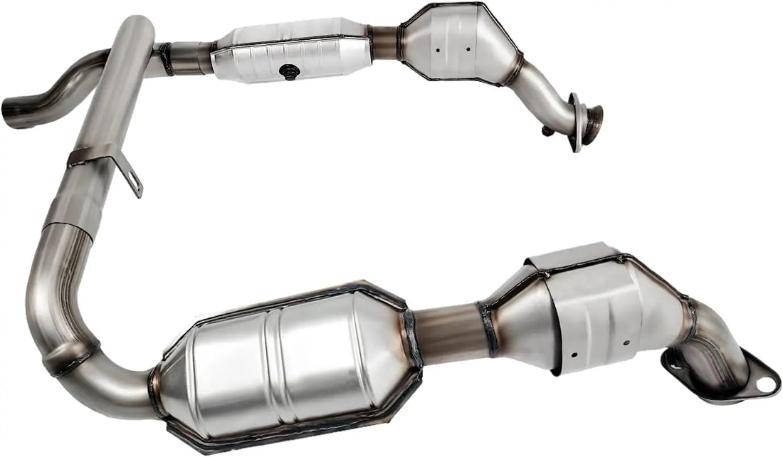 PULCHERFLOW Catalytic Converter Compatible with 2000 Ford Expedition 2001-2003 Ford F-150 645412 645413 (EPA Compliant) Pulcherflow