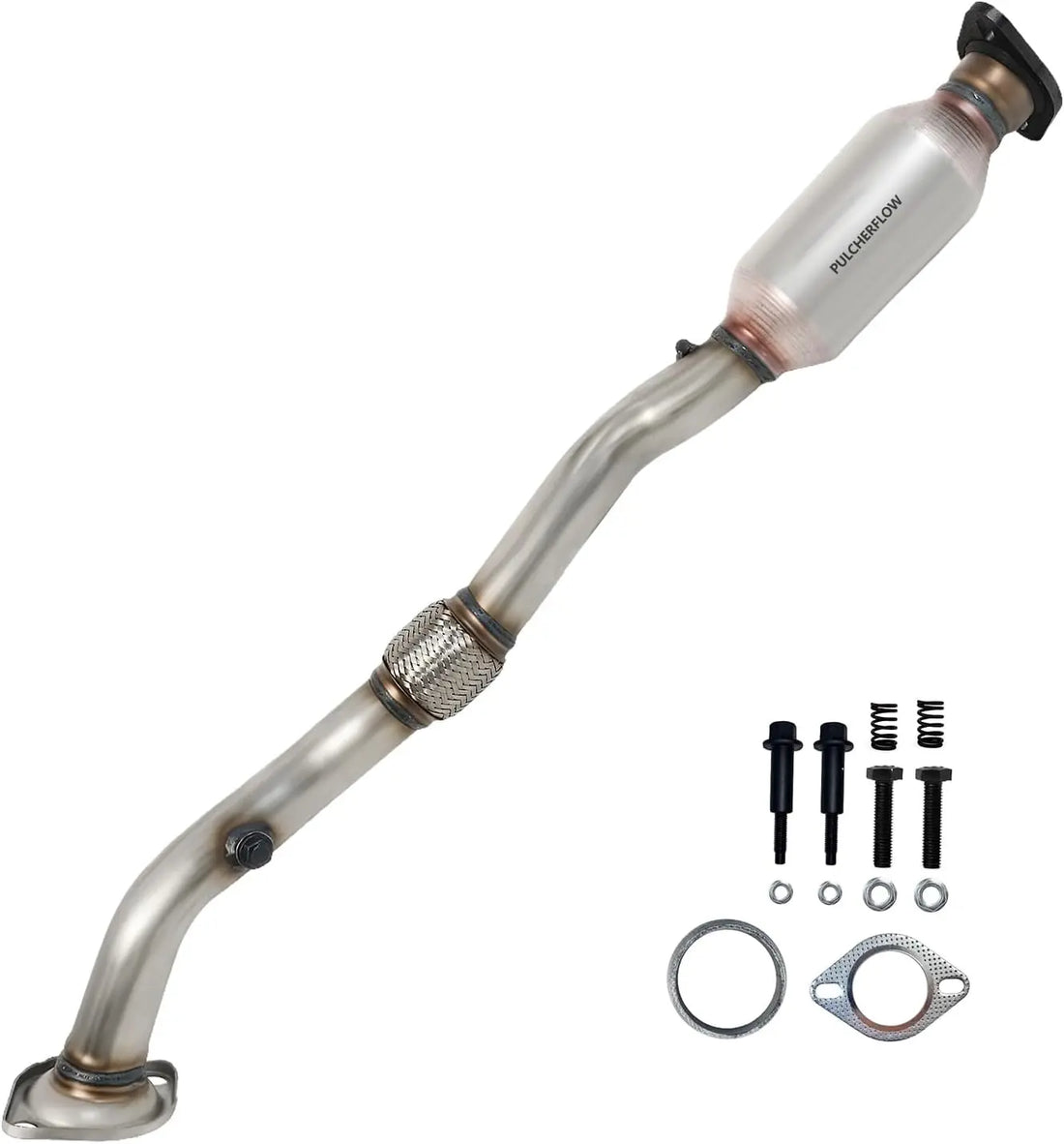 PULCHERFLOW Catalytic Converter Compatible with 2002-2006 Nissan Altima 642280 (EPA Compliant) Pulcherflow