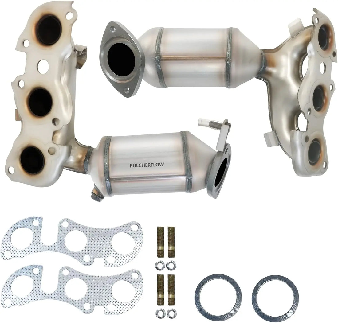 PULCHERFLOW Catalytic Converter Compatible with 2002-2006 Toyota Camry 2002-2003 Lexus ES300 16466 (EPA Compliant) Pulcherflow