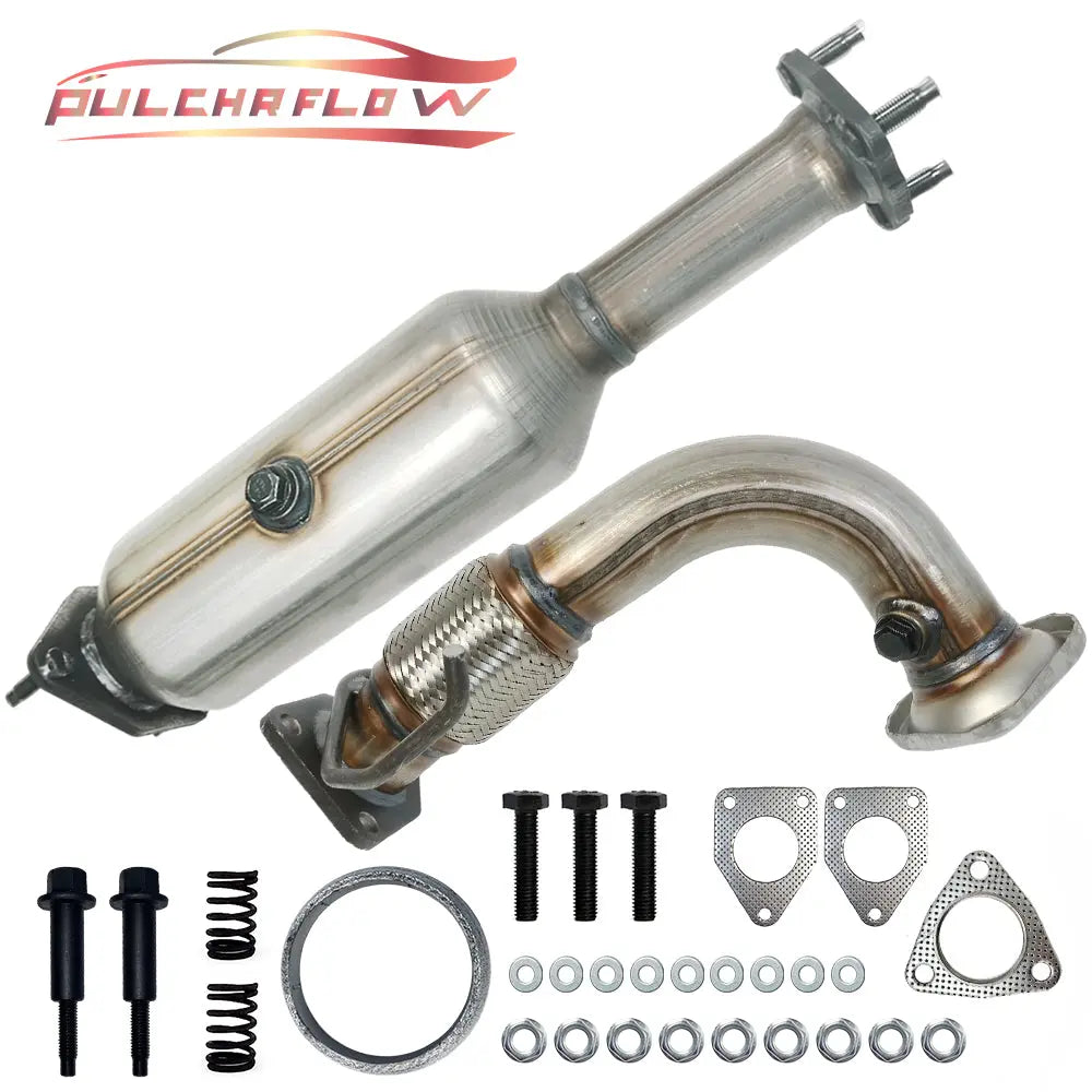 PULCHERFLOW Catalytic Converter Compatible with 2003-2007 Honda Accord 16299 52349 (EPA Compliant) Pulcherflow