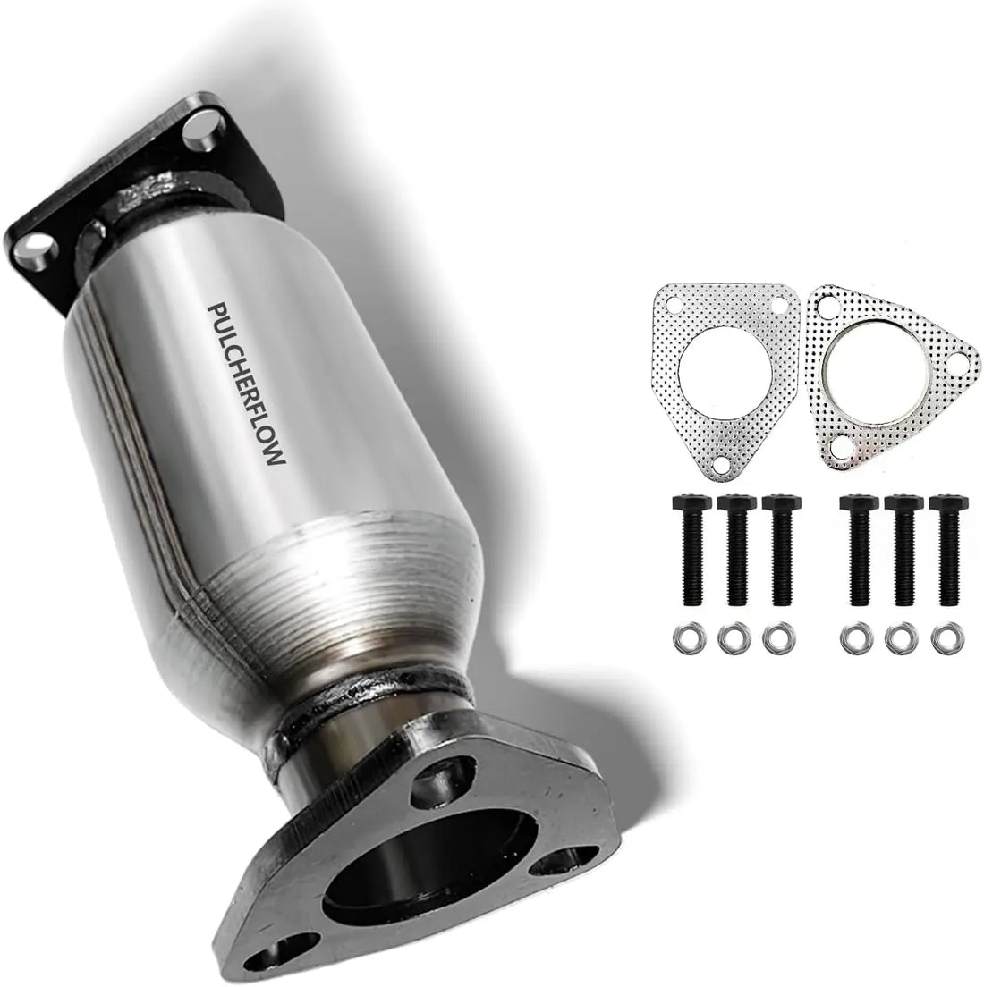 PULCHERFLOW Catalytic Converter Compatible with 2003-2007 Honda Accord 2004-2008 Acura TL 16351 (EPA Compliant) Pulcherflow