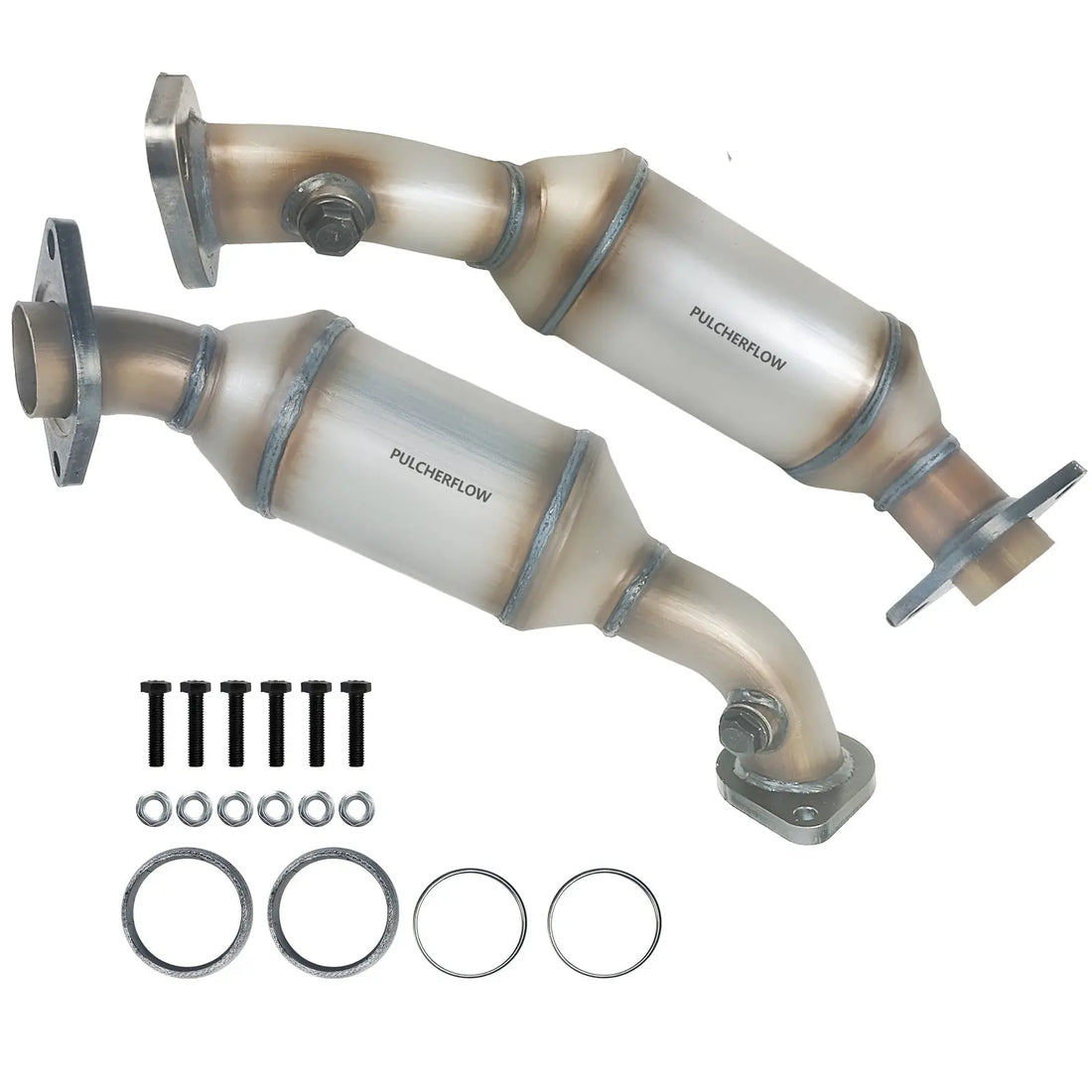 PULCHERFLOW Catalytic Converter Compatible with 2004-2007 Cadillac CTS 16546 16544 (EPA Compliant) Pulcherflow