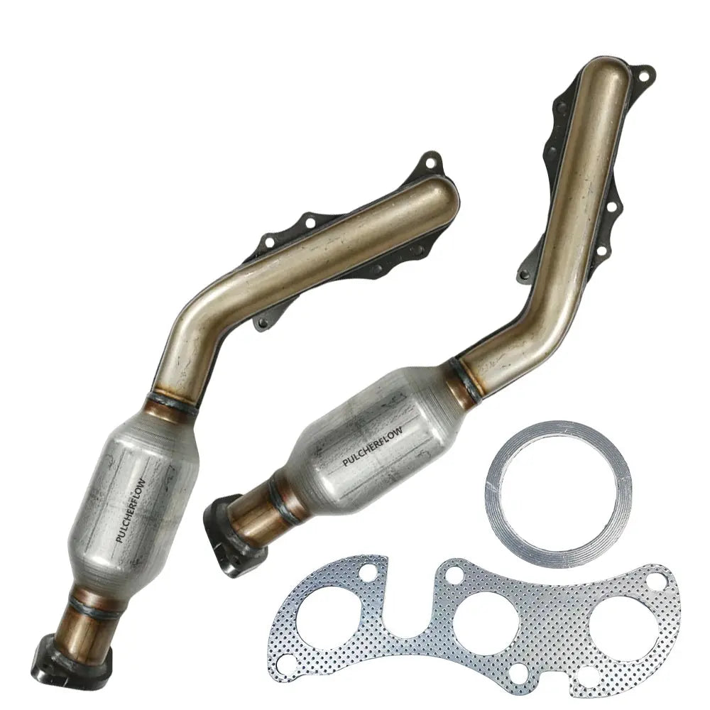 PULCHERFLOW Catalytic Converter Compatible with 2005-2011 Toyota Tacoma 2003-2009 Toyota 4Runner 641330 641331 (EPA Compliant) Pulcherflow