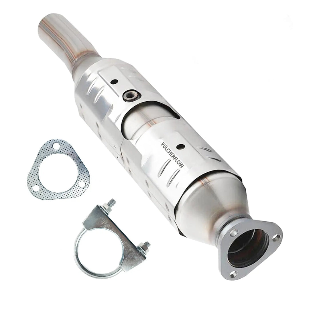 PULCHERFLOW Catalytic Converter Compatible with 2005-2016 Ford E350 Super Duty 2008-2016 Ford E-450 Super Duty 16773 (EPA Compliant) Pulcherflow