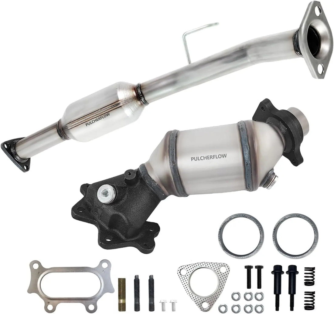 PULCHERFLOW Catalytic Converter Compatible with 2006-2011 Honda Civic Hybrid 16641 16439 (EPA Compliant) Pulcherflow