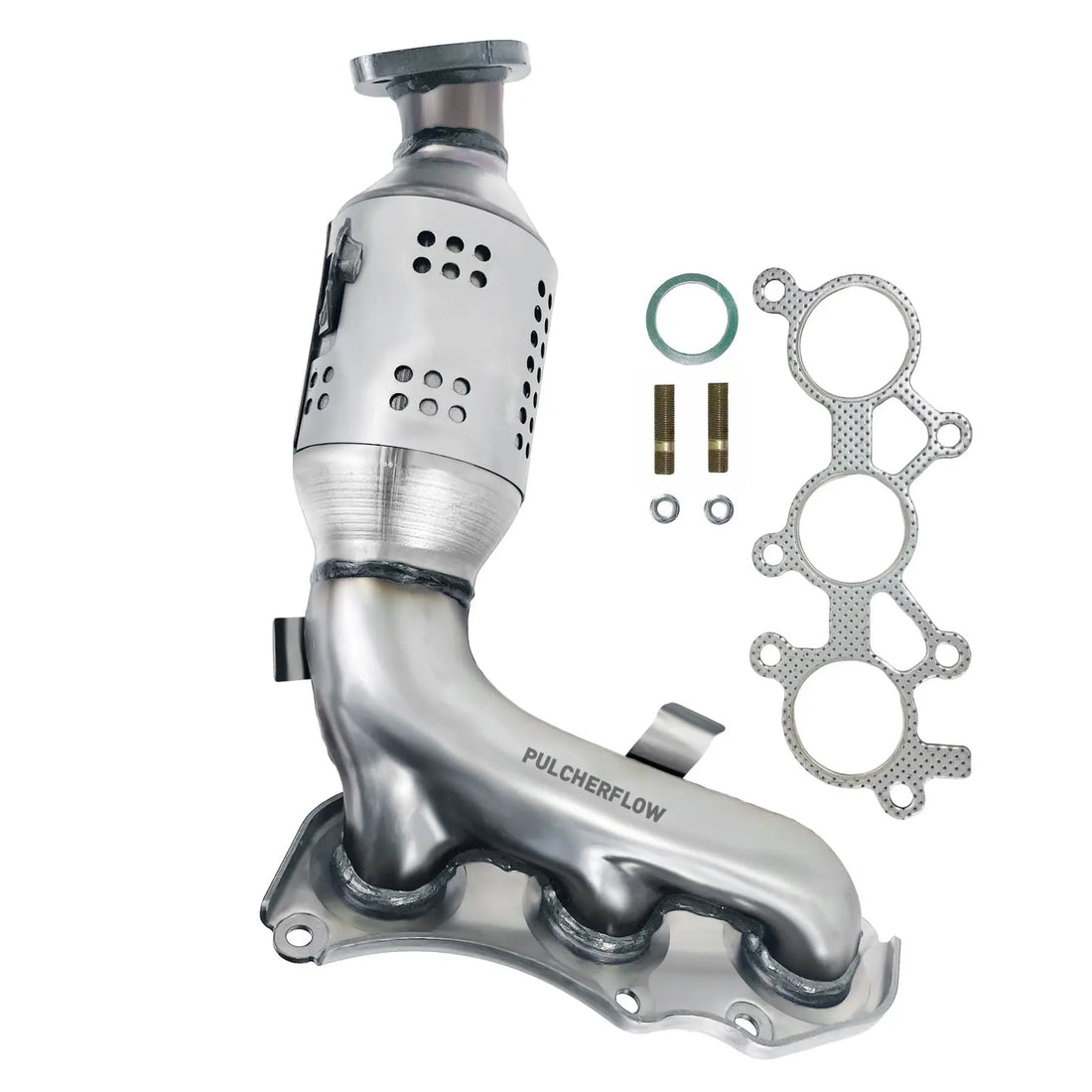 PULCHERFLOW Catalytic Converter Compatible with 2006-2012 Toyota RAV4 16625 (EPA Compliant) Pulcherflow