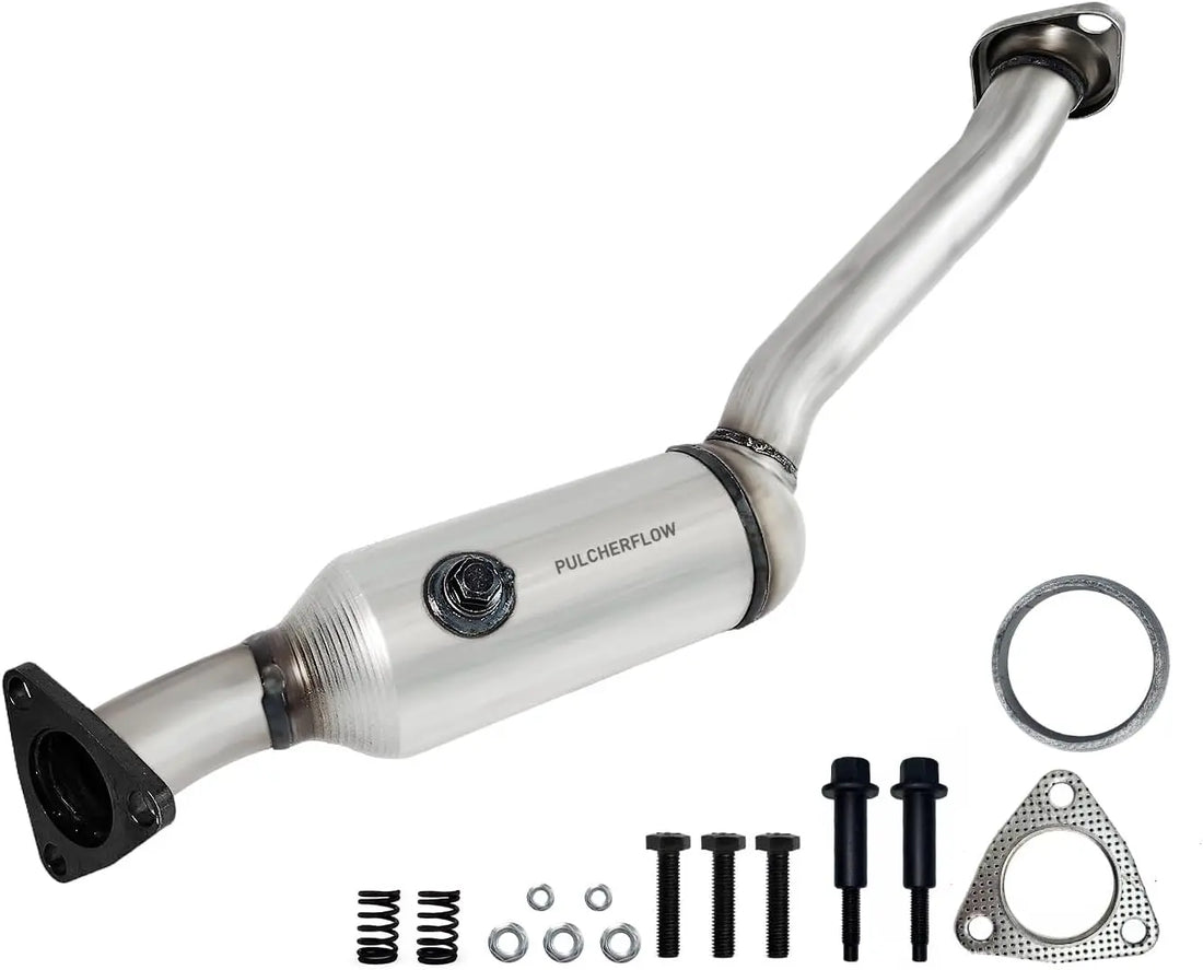 PULCHERFLOW Catalytic Converter Compatible with 2007-2008 Honda Fit 53820 (EPA Compliant) Pulcherflow