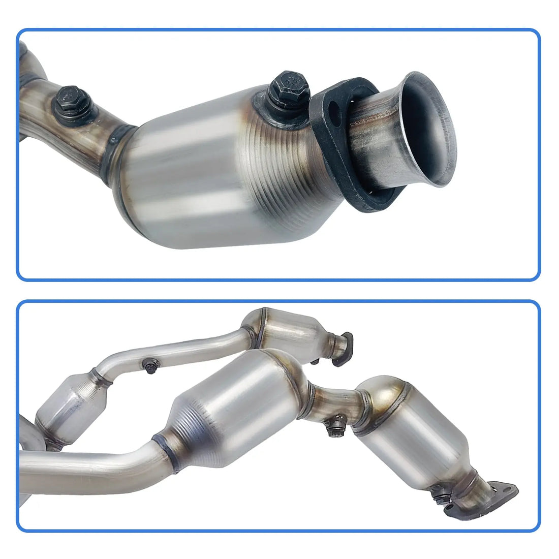 PULCHERFLOW Catalytic Converter Compatible with 2007-2009 Jeep Wrangler 50482 (EPA Compliant) Pulcherflow