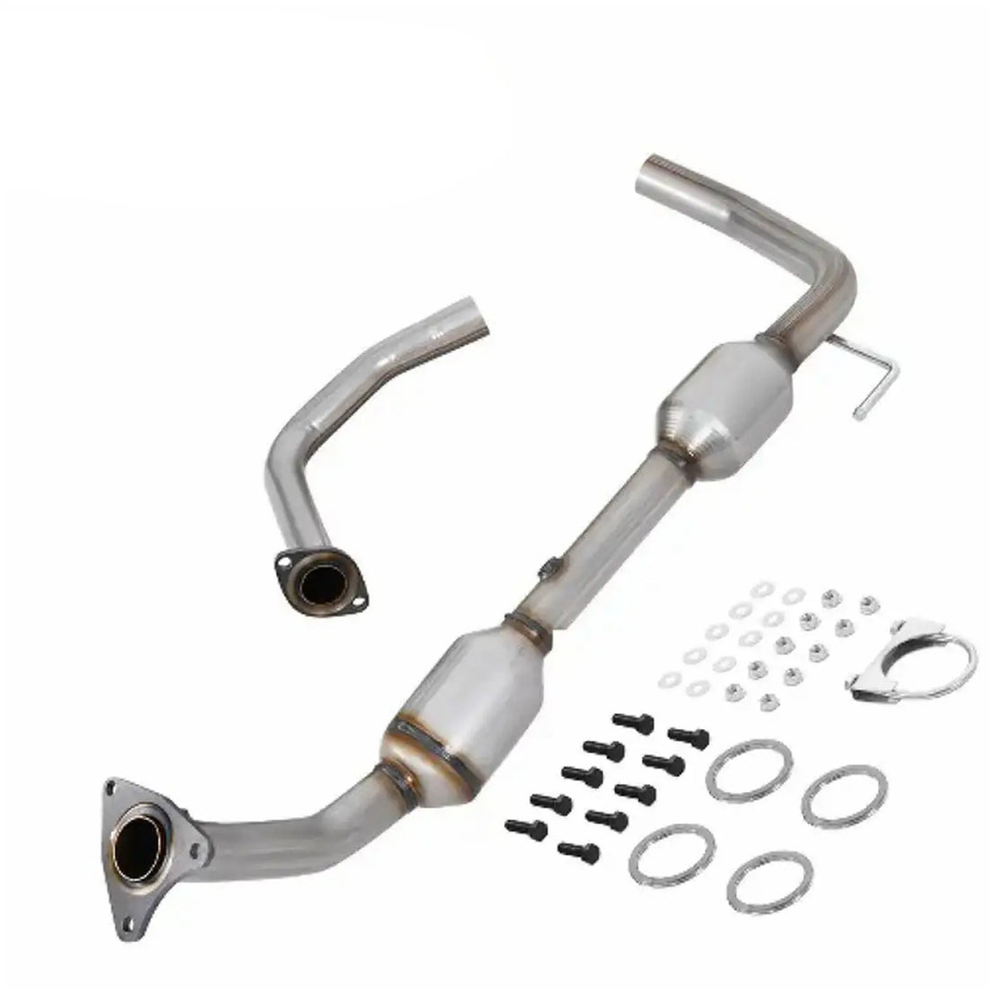 PULCHERFLOW Catalytic Converter Compatible with 2007-2009 Toyota Tundra 54722 (EPA Compliant) Pulcherflow