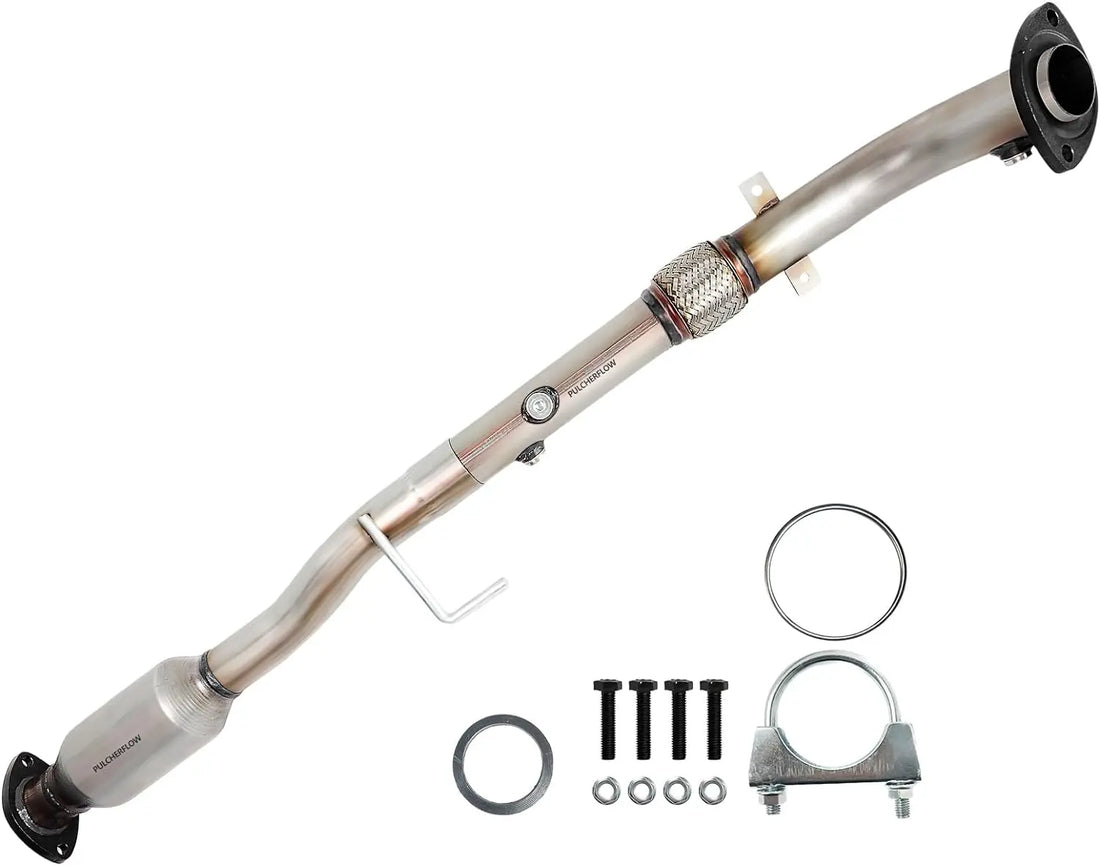 PULCHERFLOW Catalytic Converter Compatible with 2007-2011 Toyota Camry 2006-2008 Toyota Solara 54737 (EPA Compliant) Pulcherflow