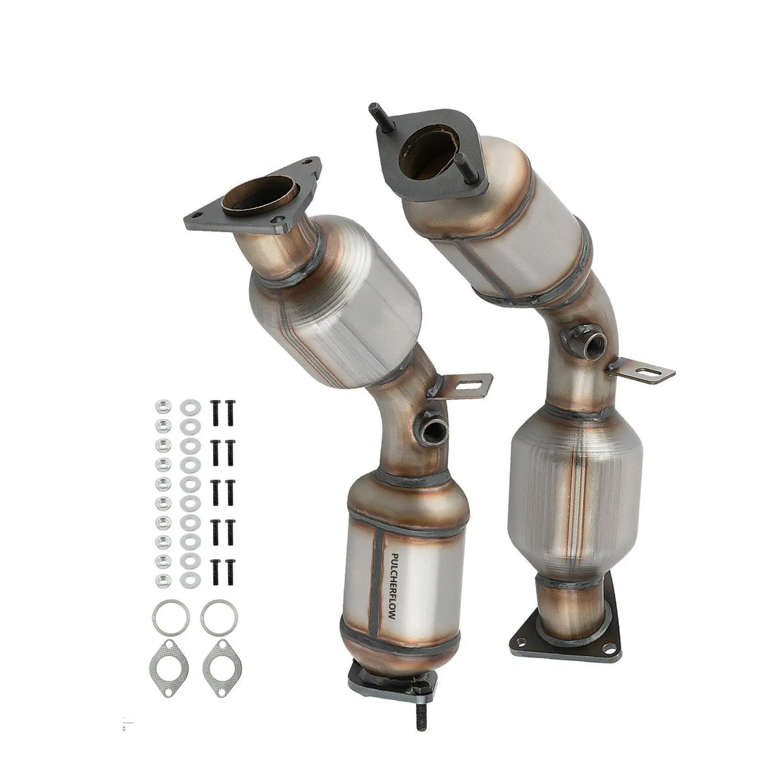 PULCHERFLOW Catalytic Converter Compatible with 2009-2013 Nissan 370Z 2008-2012 Infiniti EX35 16197 16198 (EPA Compliant) Pulcherflow