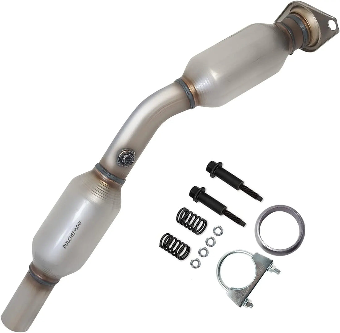 PULCHERFLOW Catalytic Converter Compatible with 2009-2013 Toyota Corolla 2009-2010 Pontiac Vibe 48353 (EPA Compliant) Pulcherflow