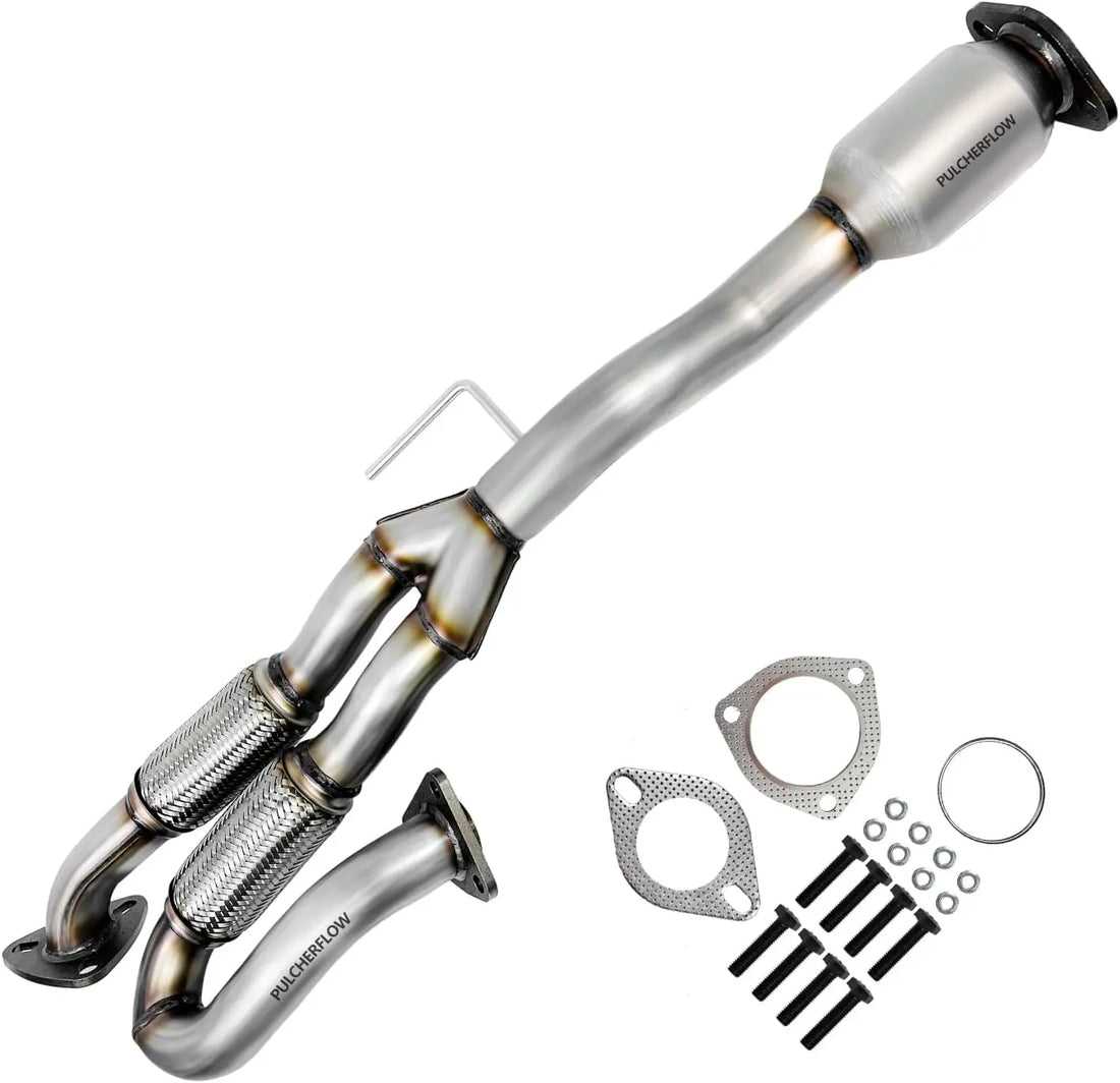 PULCHERFLOW Catalytic Converter Compatible with 2009-2014 Nissan Maxima 54875 (EPA Compliant) Pulcherflow