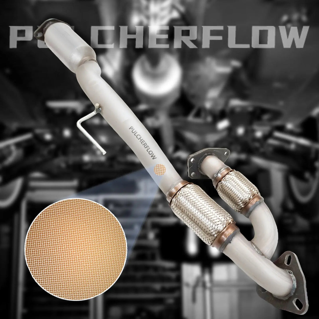 PULCHERFLOW Catalytic Converter Compatible with 2009-2014 Nissan Murano 54809 (EPA Compliant) Pulcherflow