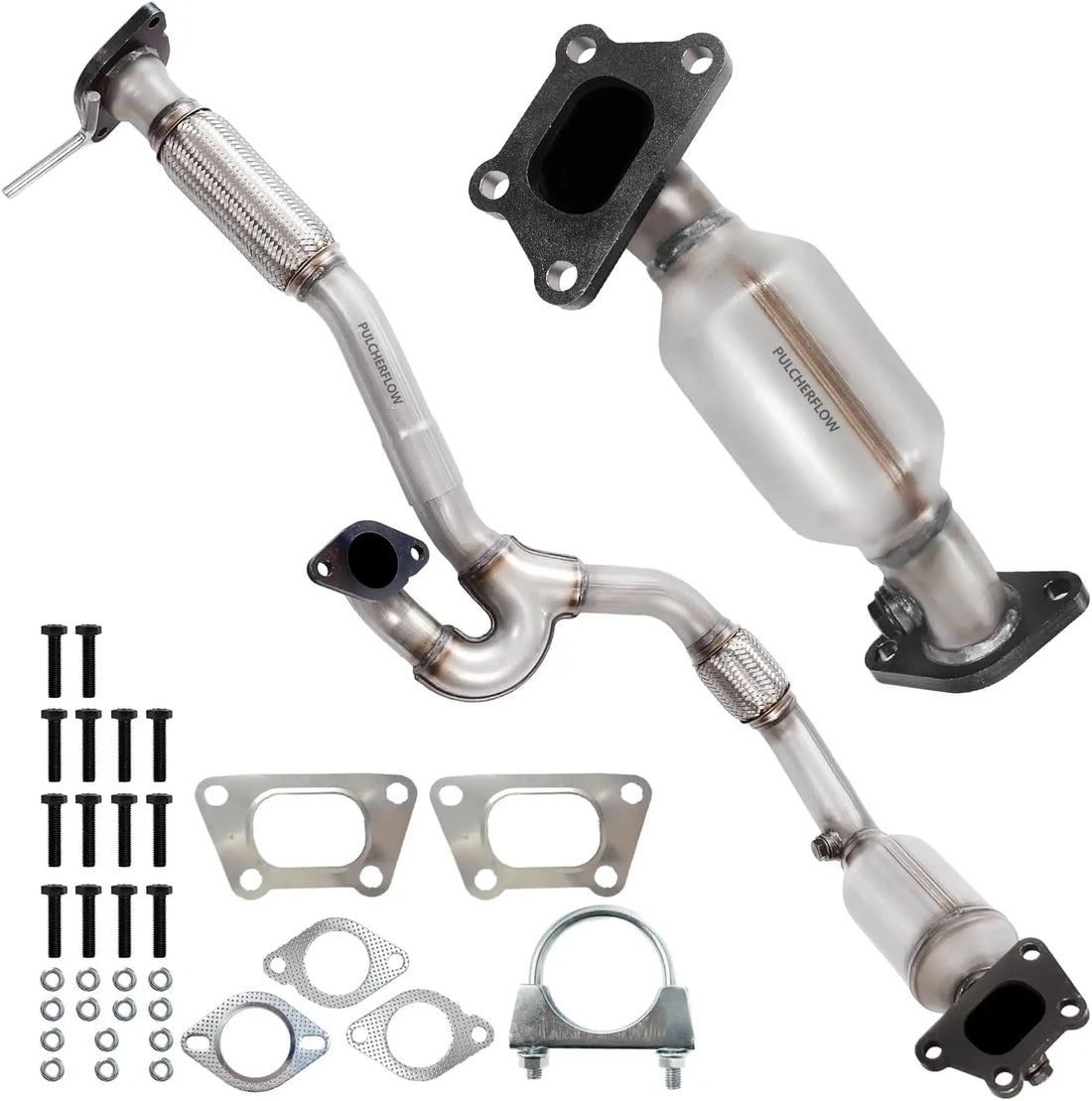 PULCHERFLOW Catalytic Converter Compatible with 2010-2011 Cadillac SRX 16852 (EPA Compliant) Pulcherflow