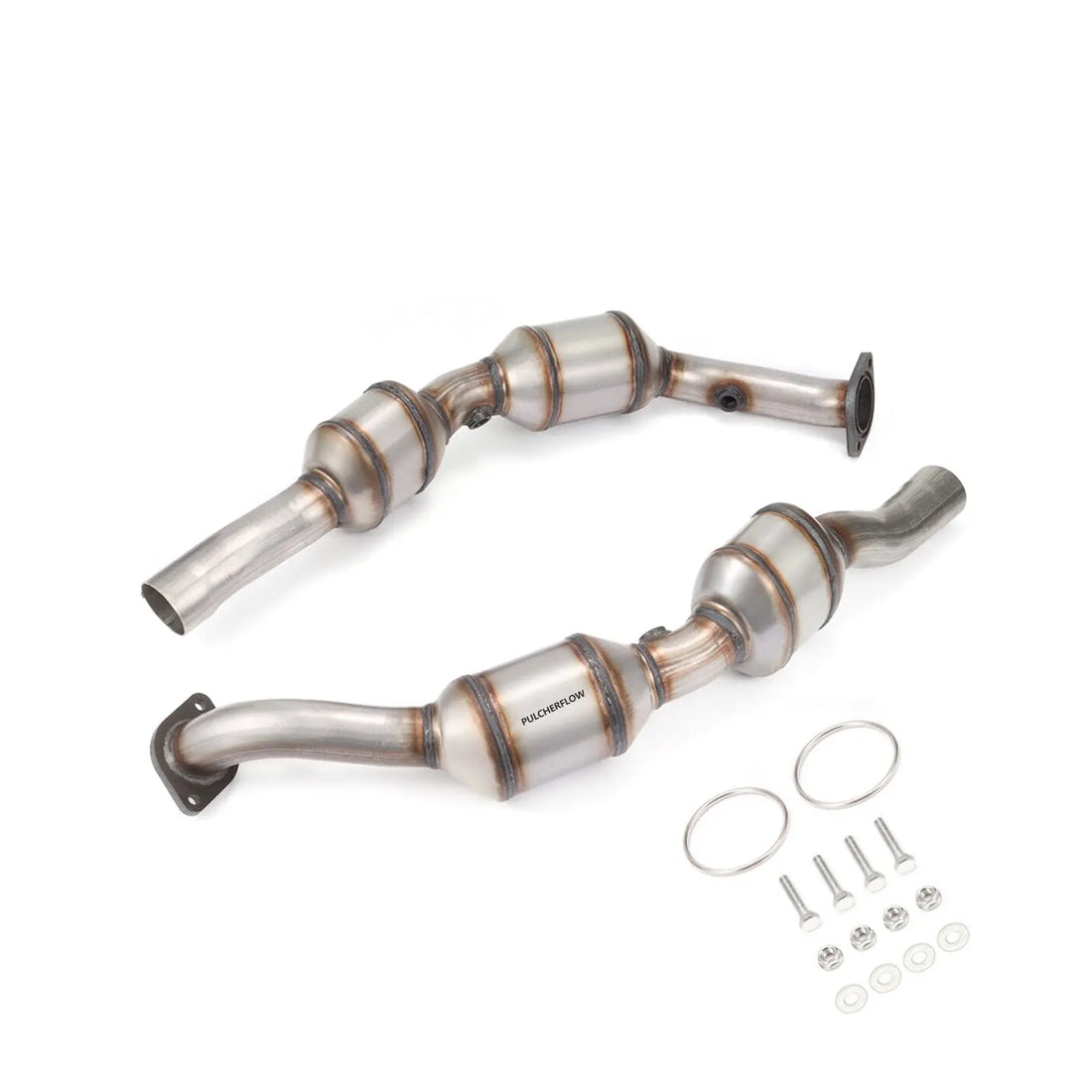 PULCHERFLOW Catalytic Converter Compatible with 2010-2011 Chevrolet Camaro 19527 19528 (EPA Compliant) Pulcherflow