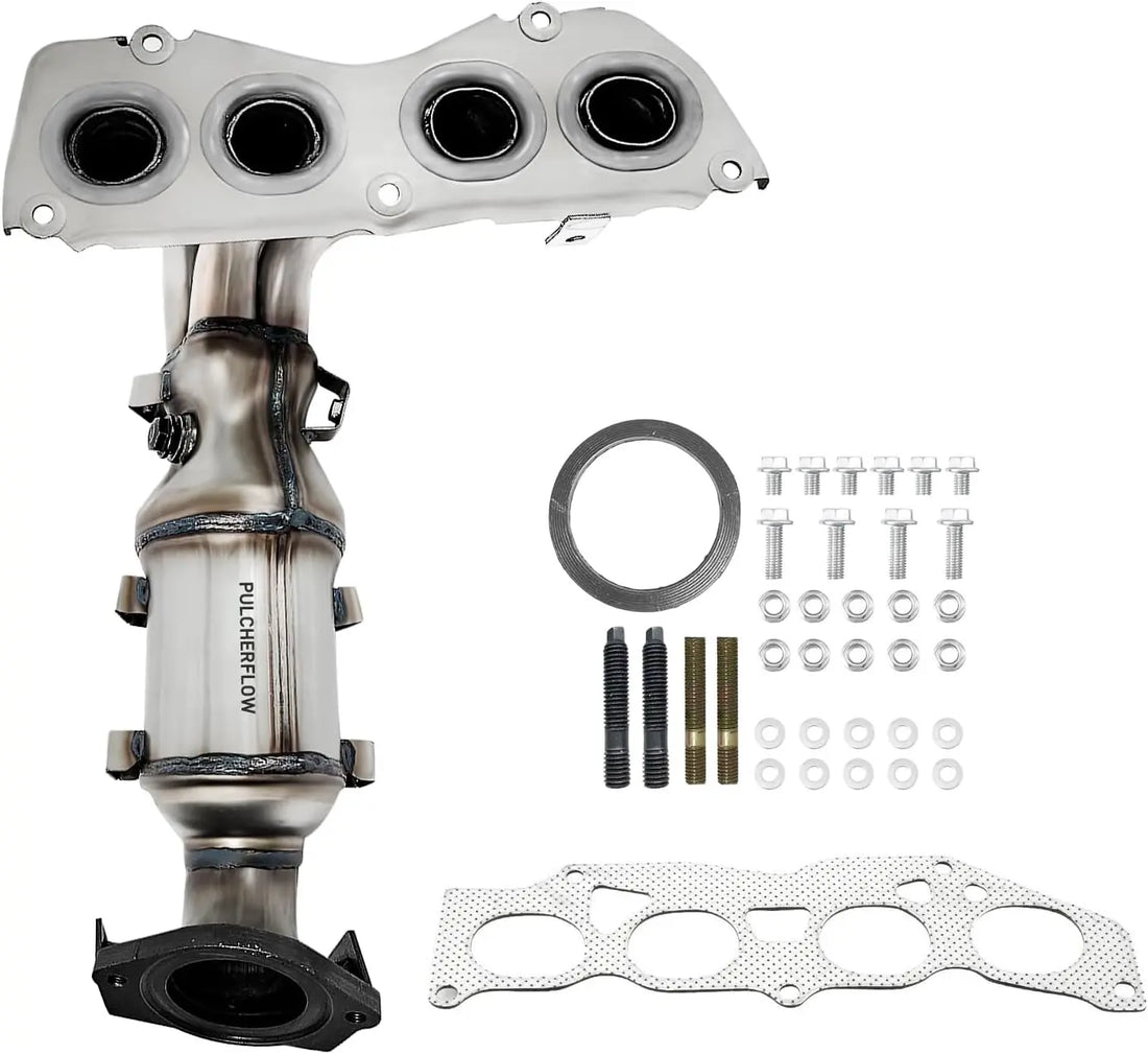 PULCHERFLOW Catalytic Converter Compatible with 2010-2011 Toyota Camry 641506 (EPA Compliant) Pulcherflow