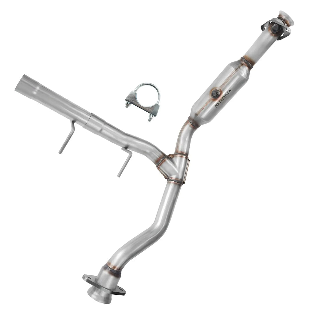 PULCHERFLOW Catalytic Converter Compatible with 2011-2014 Ford F-150 645254 (EPA Compliant) Pulcherflow