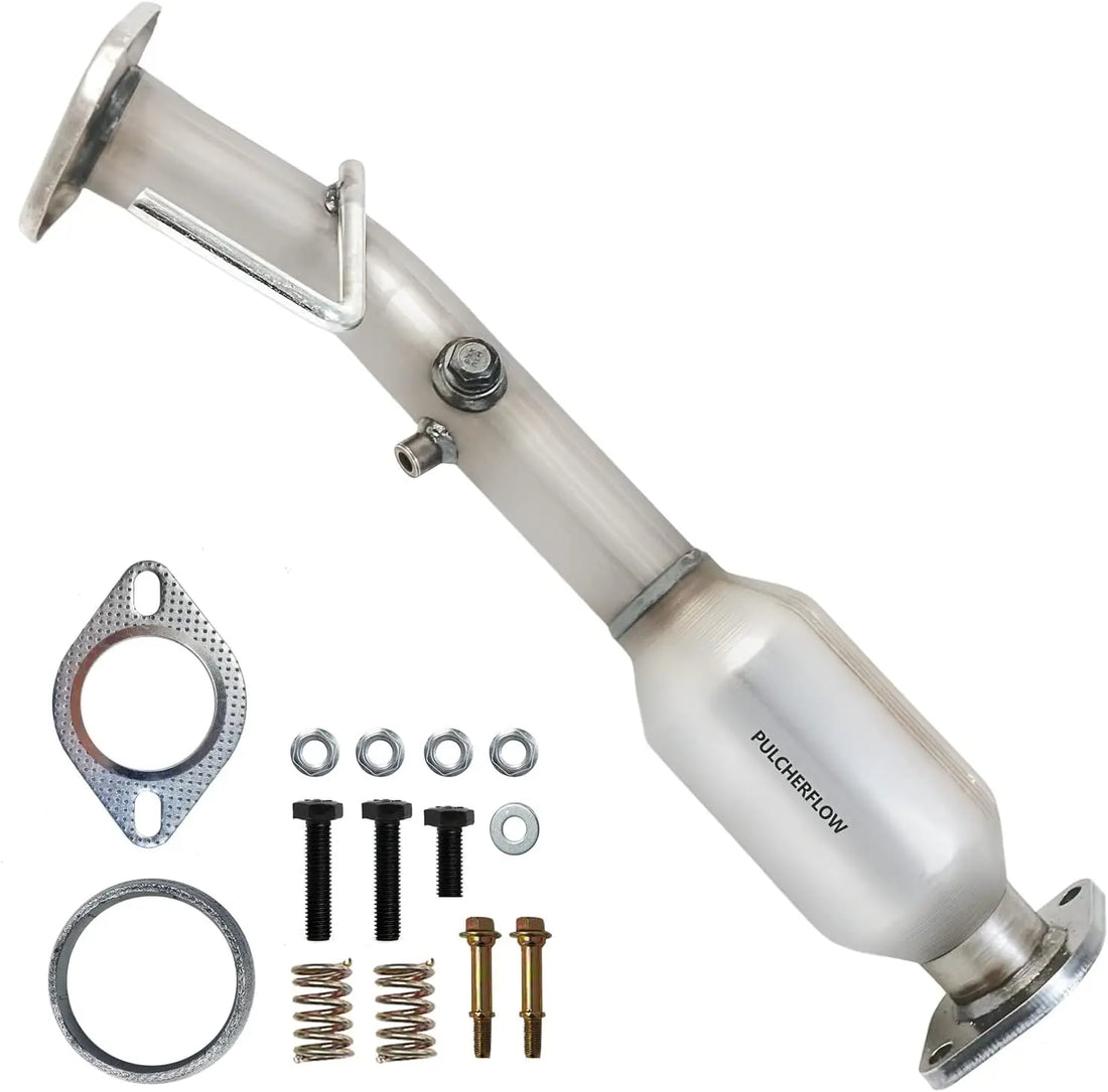 PULCHERFLOW Catalytic Converter Compatible with 2015-2018 Chevrolet City Express 2013-2020 Nissan NV200  644140 (EPA Compliant) Pulcherflow