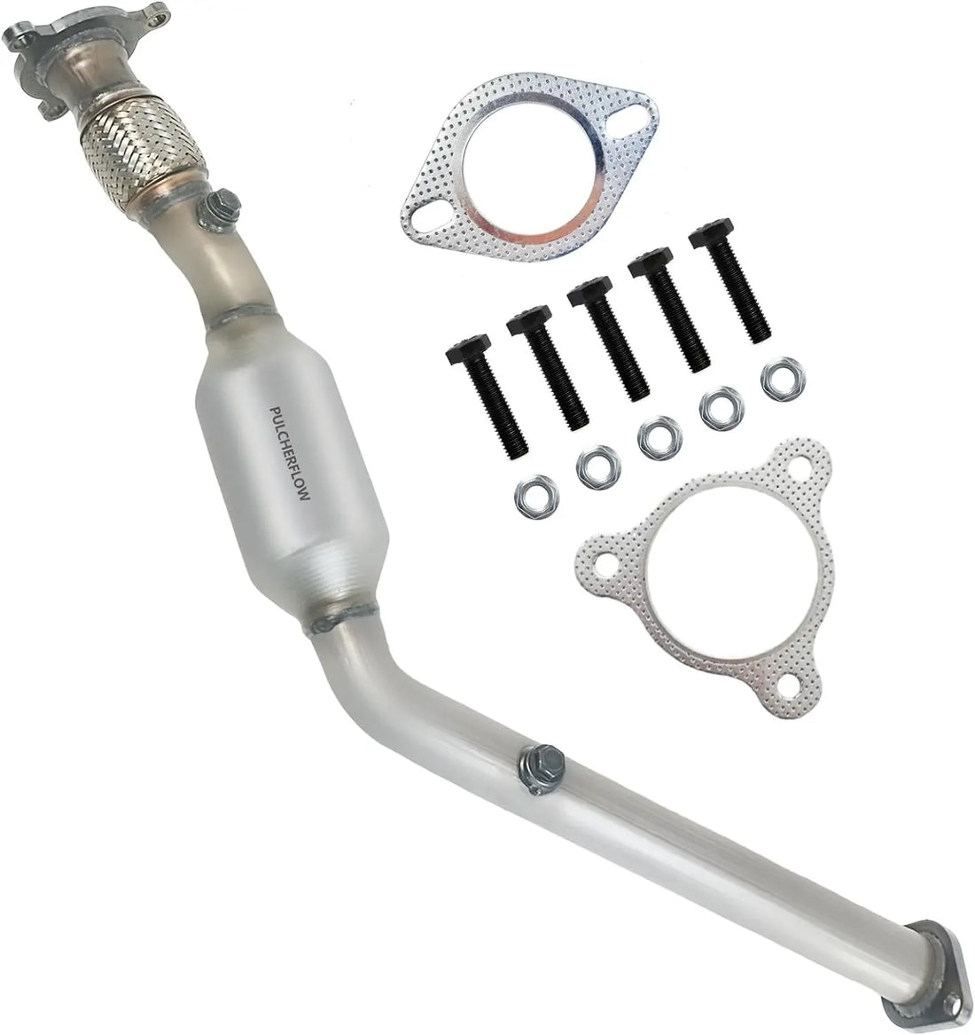 PULCHERFLOW Catalytic Converter Compatible with 2005-2007 Chevy Cobalt/Saturn Ion 54807 (EPA Compliant)  Pulcherflow