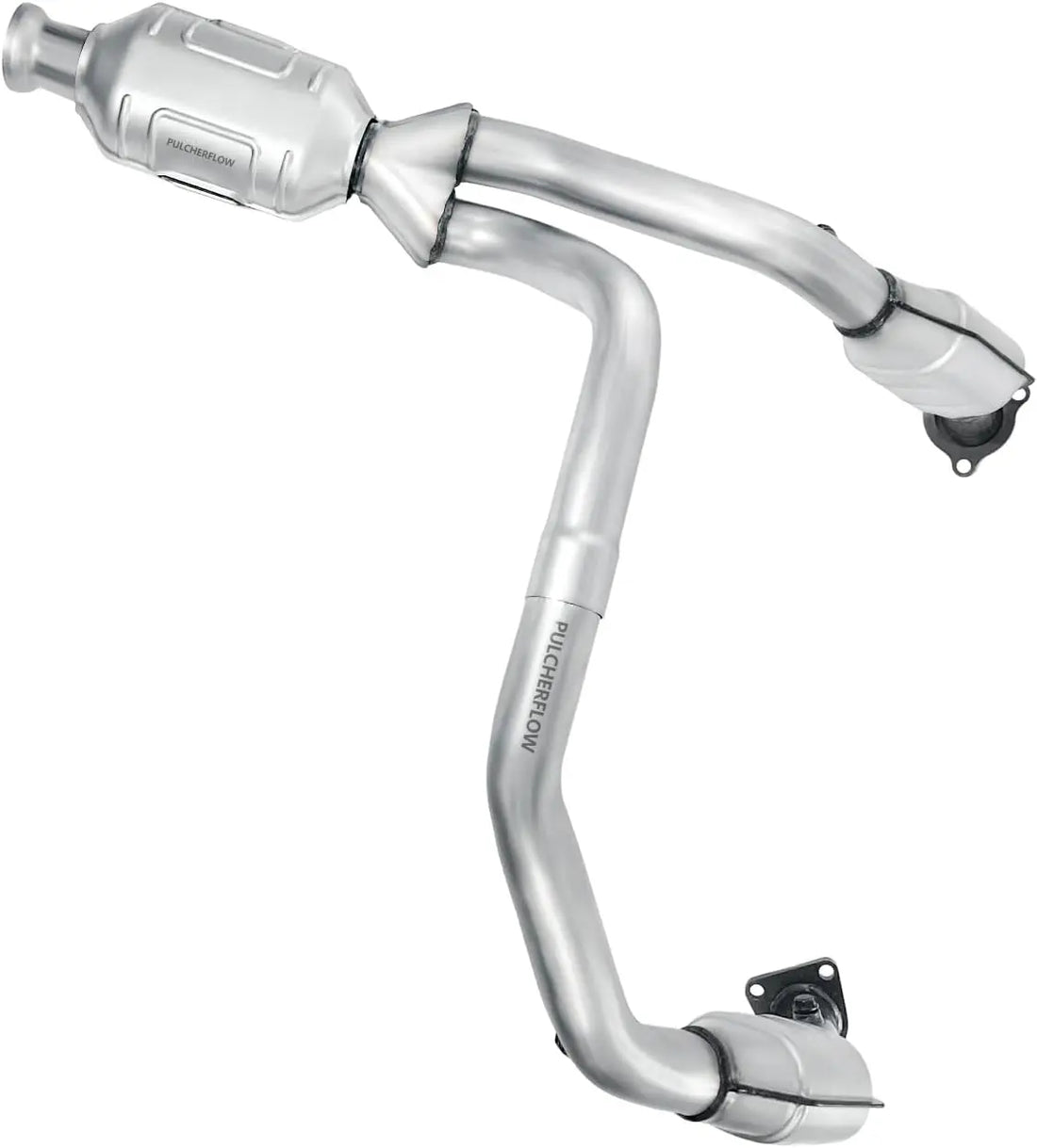 PULCHERFLOW Catalytic Converter Compatible with 2009-2013 Chevy Avalanche/Silverado 2010-2013 GMC Sierra 1500 645797 (EPA Compliant) Pulcherflow