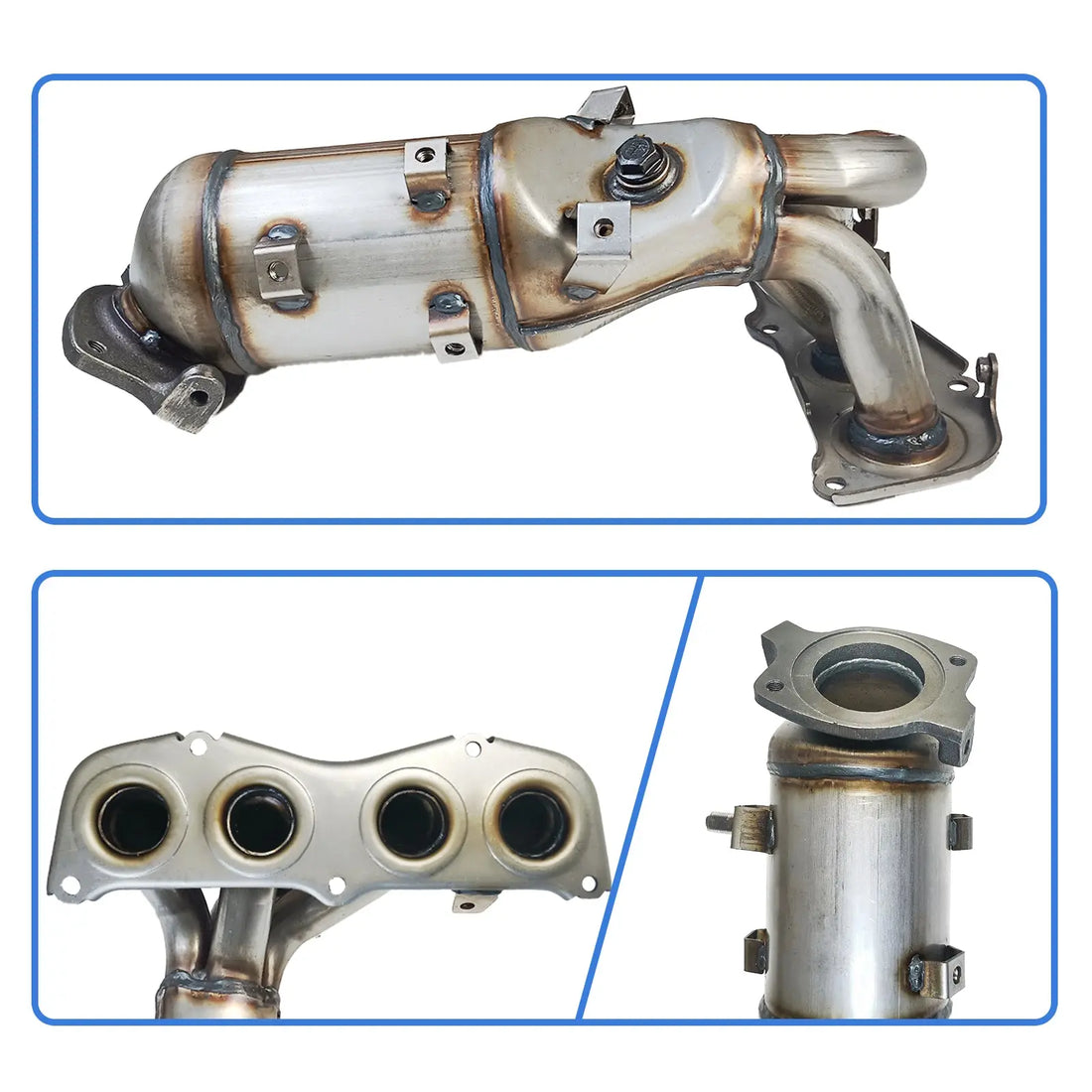 PULCHERFLOW Catalytic Converter Compatible with 2002-2006 Toyota Camry/Solara 16384 (EPA Compliant) Pulcherflow